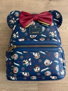 NWT Loungefly DCL Disney Cruise Line Treasure Mickey Adventure Mini Backpack
